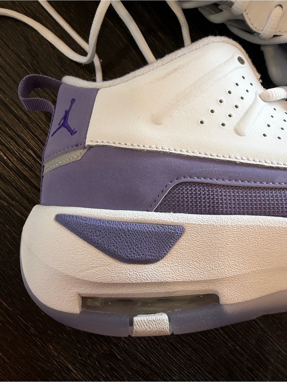 Nike Air Jordan Max Aura 7 White and Purple  6Y - Picture 2 of 11
